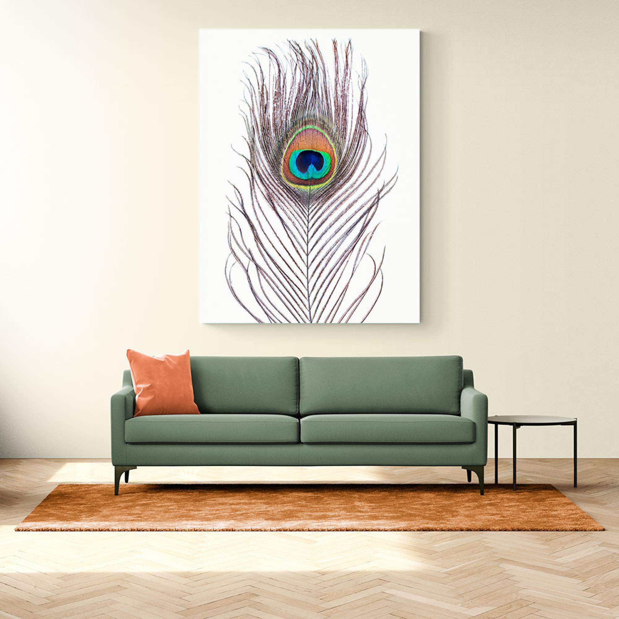 Peacock Feather Wall Art